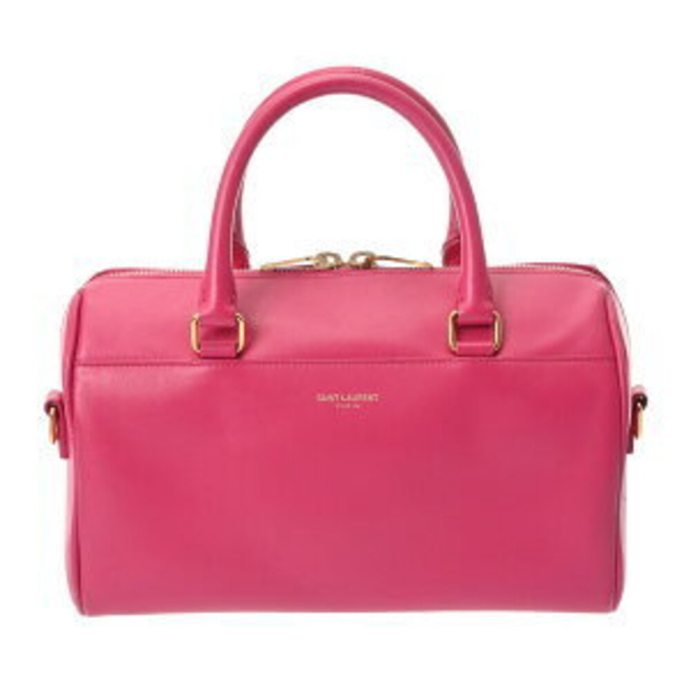 Saint Laurent Baby Duffle Pink Calfskin Shoulder Bag - Picture 1 of 9